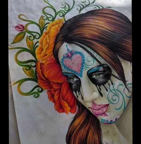 Tattoos - Bonnie Seeley Prismacolor Girl - 140247